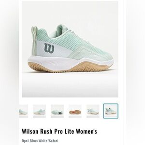 Wilson Women's Sneakers in Opal Blue and White